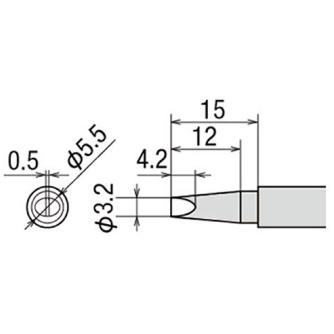 太洋電機産業（株） 交換こて先 PX-2RT 交換こて先 PX-2RT-4D