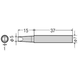 太洋電機産業（株） 交換こて先 PX-2RT 交換こて先 PX-2RT-5D