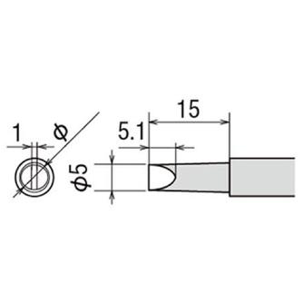 太洋電機産業（株） 交換こて先 PX-2RT 交換こて先 PX-2RT-5D