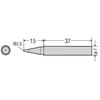 太洋電機産業（株） 交換こて先 PX-2RT 交換こて先 PX-2RT-B