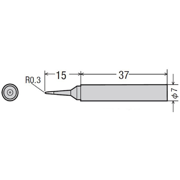 太洋電機産業（株） 交換こて先 PX-2RT 交換こて先 PX-2RT-SB