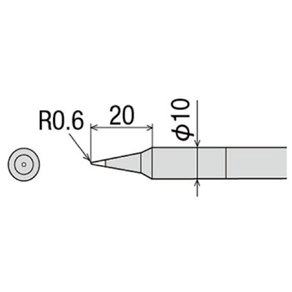 太洋電機産業（株） 交換こて先 PX-40RT 交換こて先 PX-40RT-B