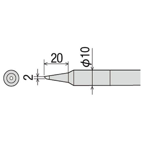 太洋電機産業（株） 交換こて先 PX-40RT 交換こて先 PX-40RT-2C
