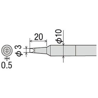 太洋電機産業（株） 交換こて先 PX-40RT 交換こて先 PX-40RT-3D