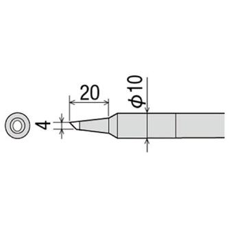 太洋電機産業（株） 交換こて先 PX-40RT 交換こて先 PX-40RT-4C