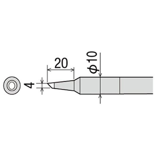 太洋電機産業（株） 交換こて先 PX-40RT 交換こて先 PX-40RT-4C
