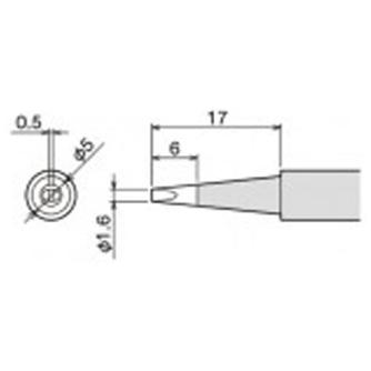 太洋電機産業（株） 交換こて先 PX-60RT 交換こて先 PX-60RT-1.6D