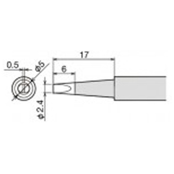 太洋電機産業（株） 交換こて先 PX-60RT 交換こて先 PX-60RT-2.4D