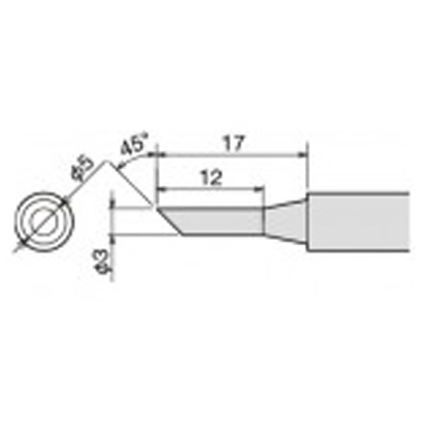 太洋電機産業（株） 交換こて先 PX-60RT 交換こて先 PX-60RT-3C