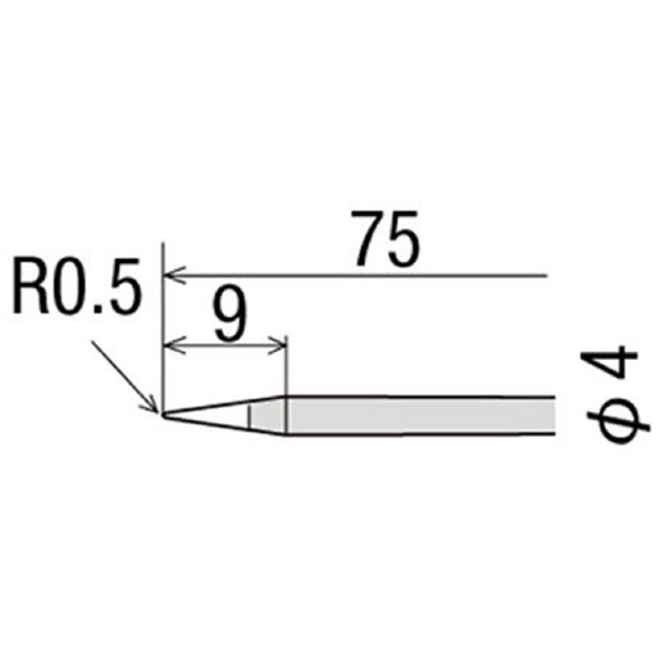 太洋電機産業（株） 交換こて先 R 交換こて先 R-48B