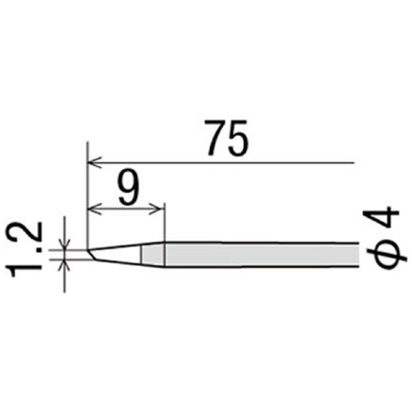 太洋電機産業（株） 交換こて先 R 交換こて先 R-48BC