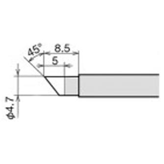 太洋電機産業（株） 交換こて先 RX-80HRT 交換こて先 RX-80HRT-4.7C