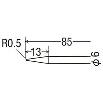 太洋電機産業（株） 交換銅チップ T 交換銅チップ T-6B