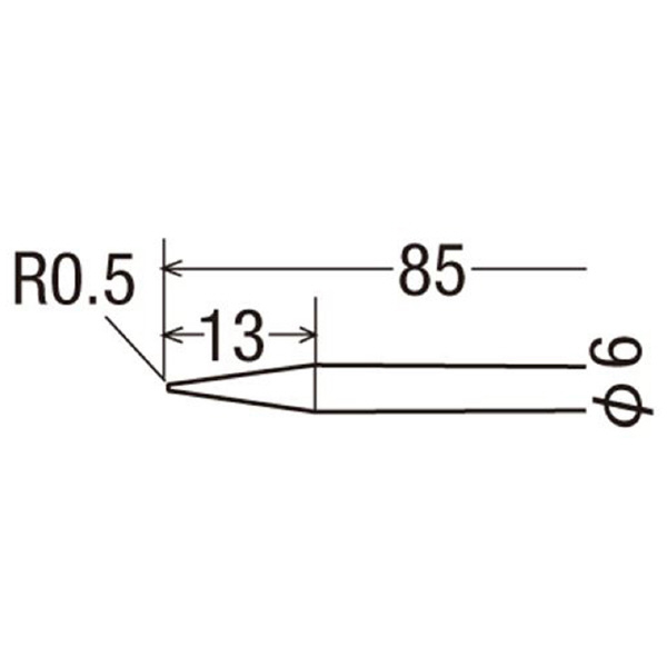 太洋電機産業（株） 交換銅チップ T 交換銅チップ T-6B