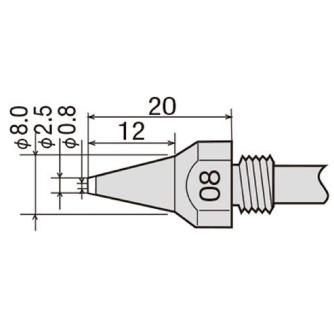 太洋電機産業（株） 交換ノズル TP-100N 交換ノズル TP-100N-08