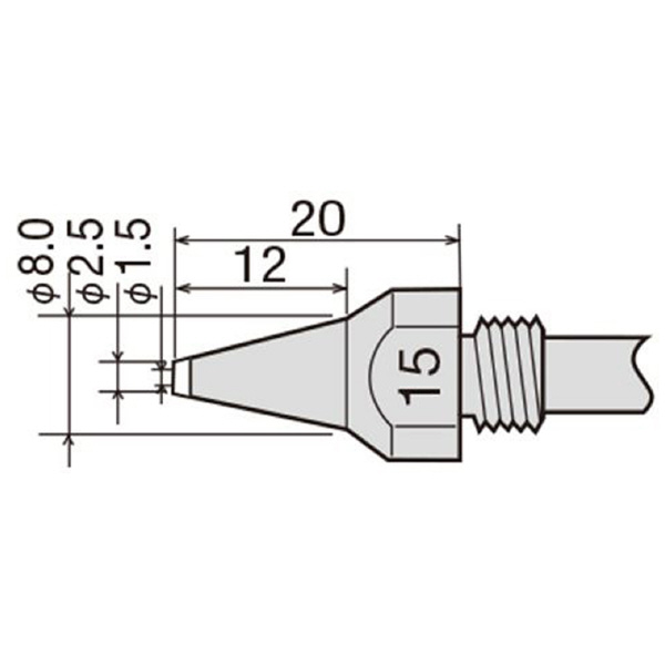 太洋電機産業（株） 交換ノズル TP-100N 交換ノズル TP-100N-15