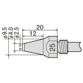 太洋電機産業（株） 交換ノズル TP-100N 交換ノズル TP-100N-25
