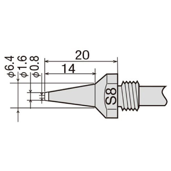 太洋電機産業（株） 交換ノズル TP-100N 交換ノズル TP-100N-S8