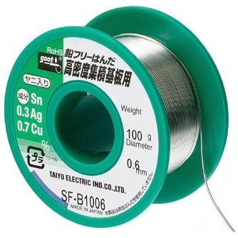 太洋電機産業（株） 鉛フリー 100G SF 鉛フリー　１００Ｇー０．４ SF-B1004