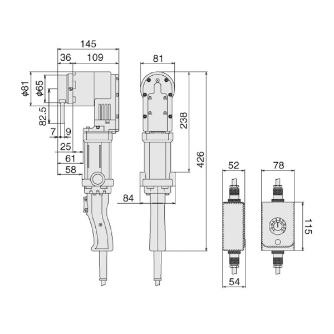 ＴＯＮＥ（株） ナットランナー(M22Uリブランナー) UR Ｕリブランナー UR222T