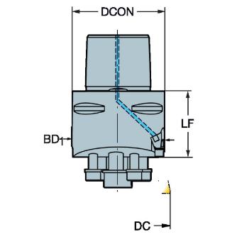 サンドビック（株） デュオボア ツールボディ C3-391 デュオボア　ツールボディ　【Ｅ】 C3-391.68A-2-026084B