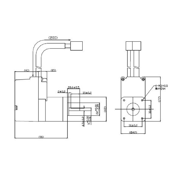 （株）ダイアディックシステムズ サーボモータ RCB サーボモータ RCB0411+G