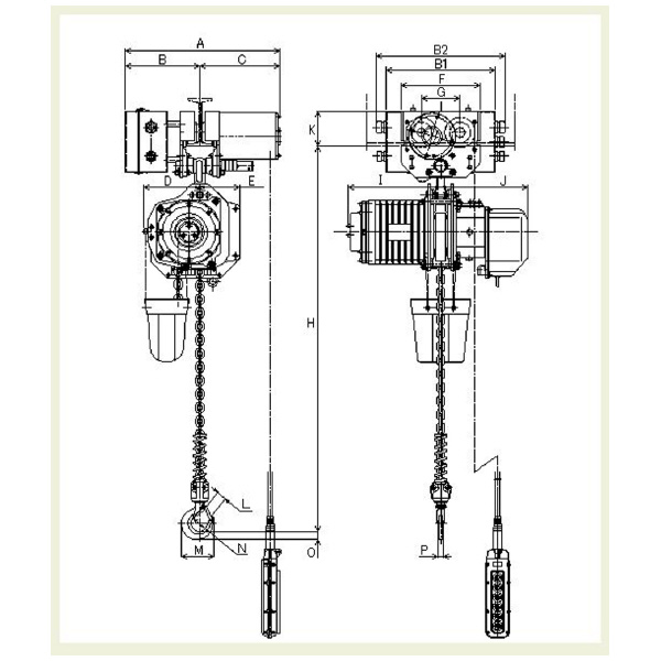 象印チェンブロック（株） インバータ電気チェーンブロック DAUMU インバータ電気チェーンブロック DAUMU-1S-3M2ﾃﾝ200VDAUMU-01030