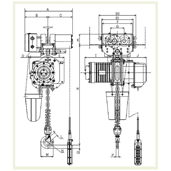 象印チェンブロック（株） インバータ電気チェーンブロック DAUMU インバータ電気チェーンブロック DAUMU-2S-3M2ﾃﾝ200VDAUMU-02030