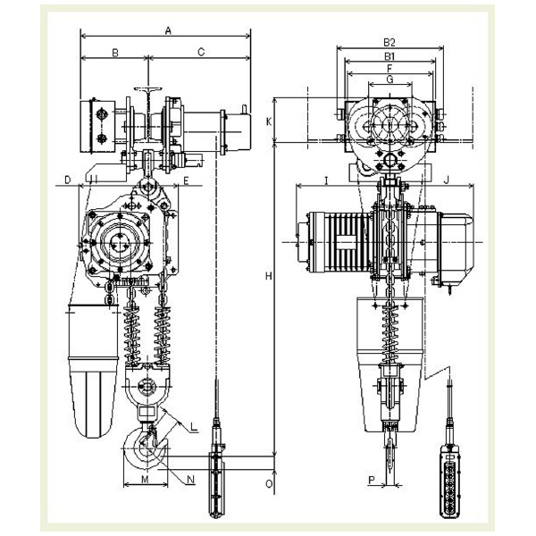 象印チェンブロック（株） インバータ電気チェーンブロック DAUMU インバータ式電気チェーンブロック DAUMU-2.8-4M2ﾃﾝ200VDAUMU-02840