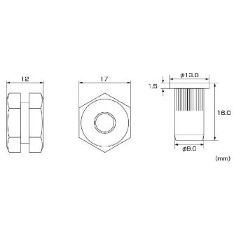 （株）ロブテックス ハンドナッター  ちょっとナッター HNC06R ハンドナッター　　ちょっとナッター HNC06R