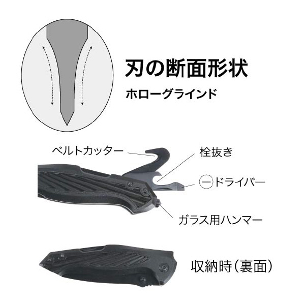 ジェフコム（株） 万能ナイフ(折りたたみ式) APK 万能ナイフ（折りたたみ式） APK-670B