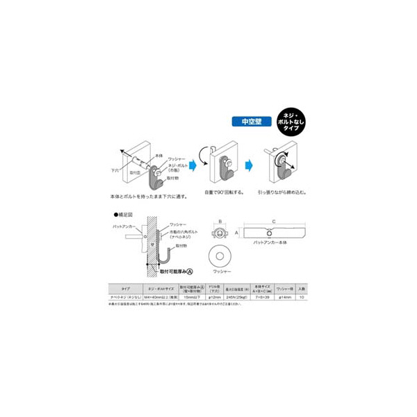 ジェフコム（株） パットアンカー AP パットアンカー AP-4N