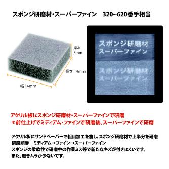 （株）キソパワーツール スポンジ研磨材 スーパーファイン 10枚 スポンジ研磨材　スーパーファイン　１０枚 26587