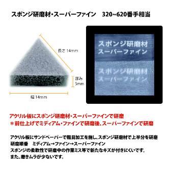 （株）キソパワーツール スポンジ研磨材 スーパーファイン 10枚 スポンジ研磨材　スーパーファイン　１０枚 26597