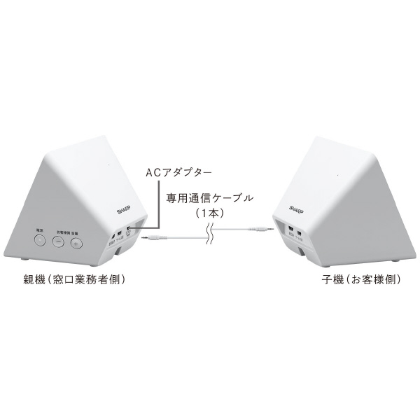 シャープマーケティングジャパン（株） 窓口業務用 マイク搭載スピーカーシステム GX-CS100 窓口業務用　マイク搭載スピーカーシステム GX-CS100