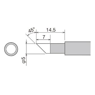 太洋電機産業（株） 替こて先 PXー280用 PX 替こて先　ＰＸ－２８０用 PX-28RT-5C