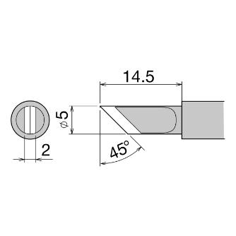 太洋電機産業（株） 替こて先 PXー280用 PX 替こて先　ＰＸ－２８０用 PX-28RT-5K