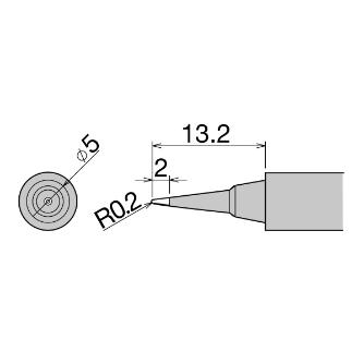 太洋電機産業（株） 替こて先 PXー280用 PX 替こて先　ＰＸ－２８０用 PX-28RT-SB