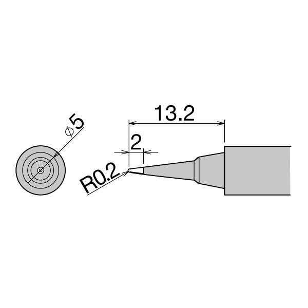 太洋電機産業（株） 替こて先 PXー280用 PX 替こて先　ＰＸ－２８０用 PX-28RT-SB