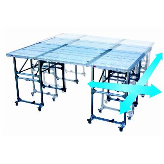 （株）ナカオ アルミ移動式室内足場 コンステージ MKT アルミ移動式室内足場　コンステージ MKT-1100