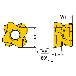 サンドビック（株） コロターン300 チップ 【C】 3-80 コロターン３００　チップ　【Ｃ】 3-80-101108-8-L4 4425