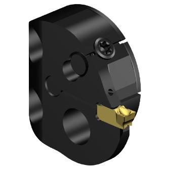 サンドビック（株） コロカットQI 溝入れ加工用ヘッド ＱＩヘッド　端面溝入れ加工用　【Ｆ】 SL-QI-RH07C32-40