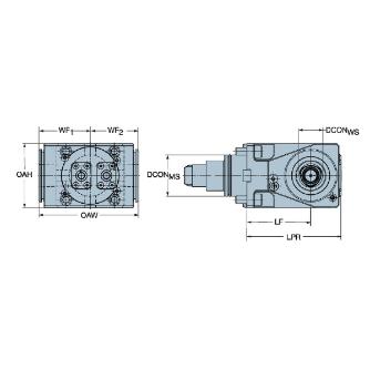 サンドビック（株） クランピングユニット 【E】 C4-DNI クランピングユニット　【Ｅ】 C4-DNI-EM55A-DTE
