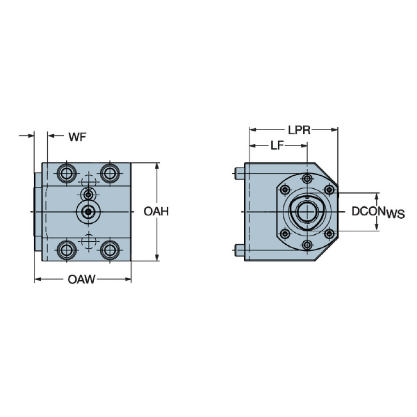 サンドビック（株） 手動クランプホルダ C5-TRI 手動クランプホルダ　【Ｅ】 C5-TRI-OK-B-ET