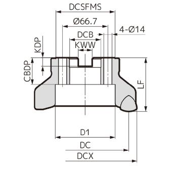 住友電気工業（株） SEC－スミデュアルミル カッタ DMSW-RS ＳＥＣ－スミデュアルミル　カッタ DMSW08160RS10