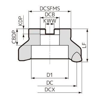 住友電気工業（株） SEC－スミデュアルミル カッタ DMSW-R ＳＥＣ－スミデュアルミル　カッタ DMSW08160R10