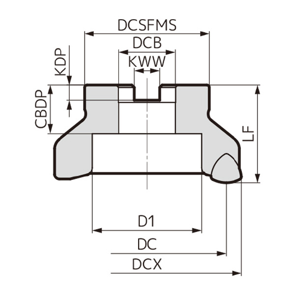 住友電気工業（株） SEC－スミデュアルミル カッタ DMSW-R ＳＥＣ－スミデュアルミル　カッタ DMSW08160R10