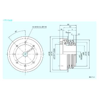 （株）三共製作所 トルクリミッタ TCシリーズ 11TC トルクリミッタ　ＴＣシリーズ 11TC-20A-11TC-55K 15J