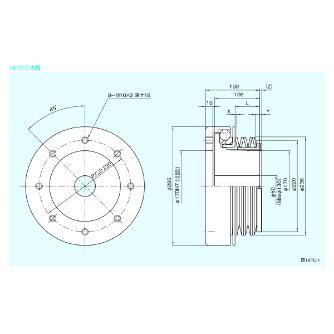 （株）三共製作所 トルクリミッタ TCシリーズ 18TC トルクリミッタ　ＴＣシリーズ 18TC-160A-18TC-60K 18J