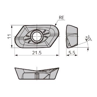 住友電気工業（株） カッタチップ XOMT-E カッタチップ XOMT160520PEER-E ACS2500